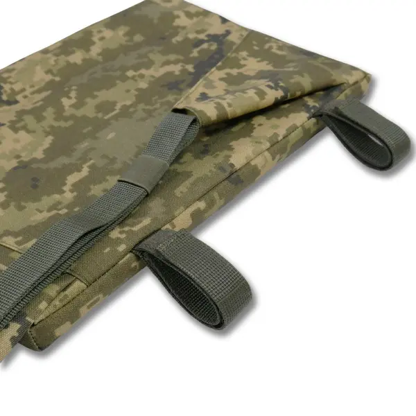 Каремат-сидушка Kiborg з балістичним пакетом 2 клас захисту Militex 20mm Cordura Pixel