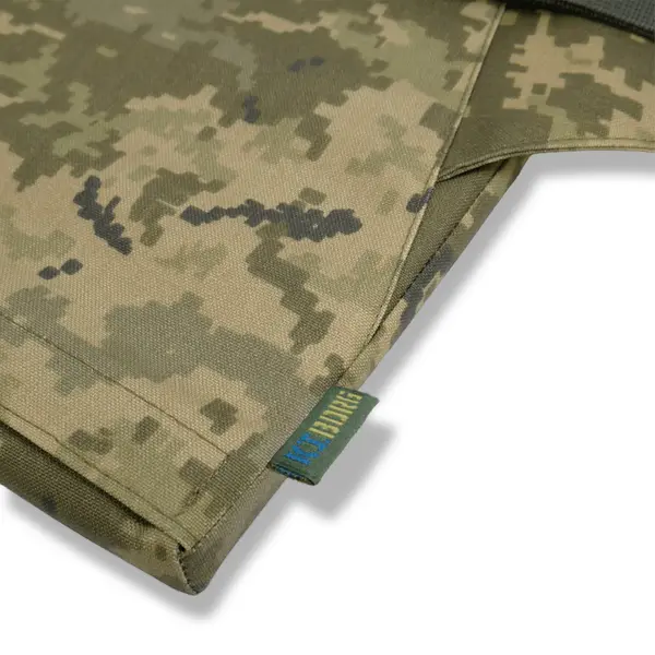 Каремат-сидушка Kiborg з балістичним пакетом 2 клас захисту Militex 20mm Cordura Pixel