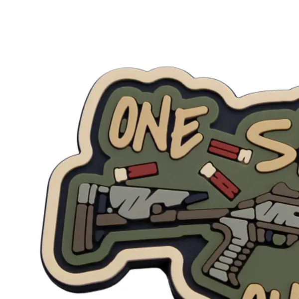 ПВХ Патч (шеврон) «One Shot - One  Drone» (олива)
