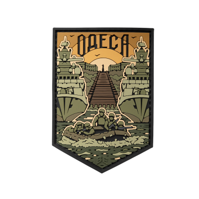 ПВХ Патч (шеврон) "Одесса" олива