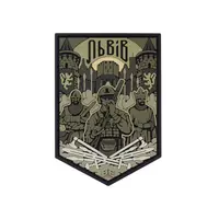 ПВХ Патч (шеврон) "Львів" олива