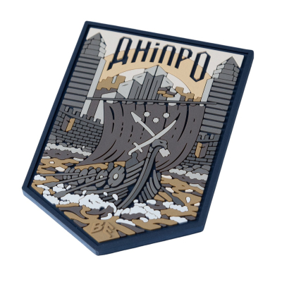 ПВХ Патч (шеврон) "Дніпро" койот