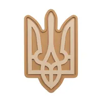 ПВХ Патч (шеврон) "Герб" фигурный койот