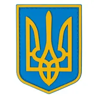 ПВХ патч Герб желто-голубой