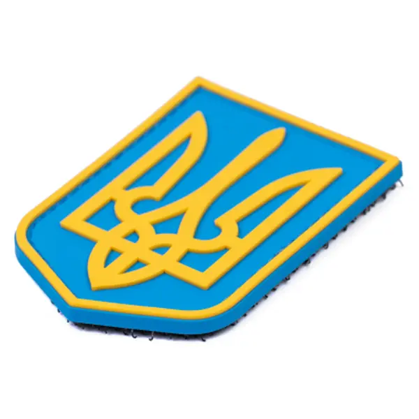 ПВХ патч Герб желто-голубой