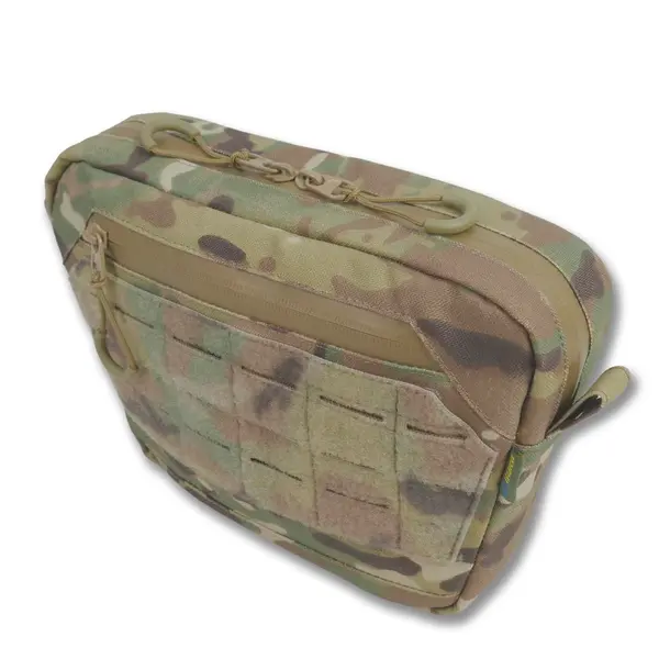 Сумка-напашник XL Kiborg з балістичним пакетом 2 клас захисту Militex GU Сordura Multicam