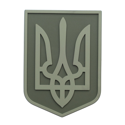 ПВХ Патч (шеврон) "Герб" олива