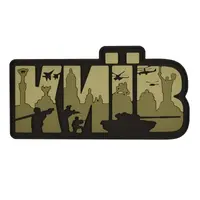 ПВХ патч Киев буквы олива