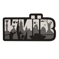 ПВХ патч Киев буквы серый
