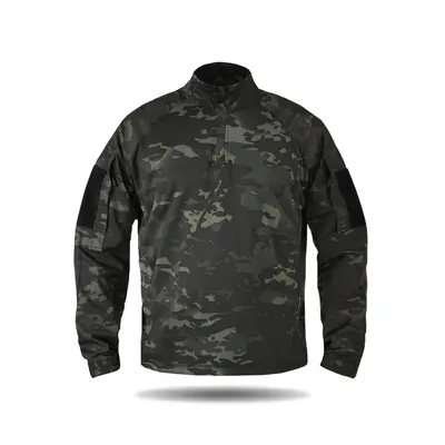 Тактическая рубашка УБАКС UA (CoolPass) с длинным рукавом Black Multicam-S