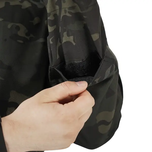 Тактична сорочка УБАКС UA (CoolPass) з довгим рукавом Black Multicam-S