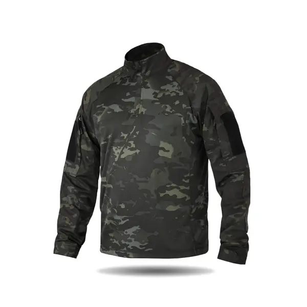 Тактична сорочка УБАКС UA (CoolPass) з довгим рукавом Black Multicam-M