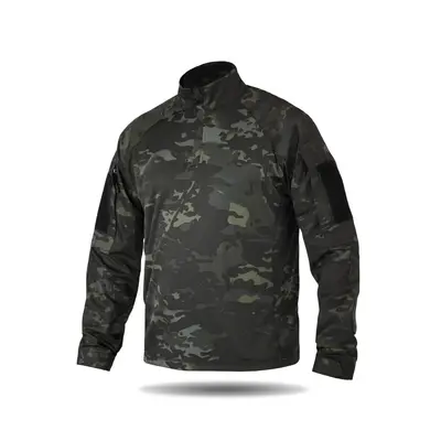 Тактическая рубашка УБАКС UA (CoolPass) с длинным рукавом Black Multicam-L