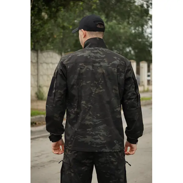 Кітель Twill FS чорний мультикам-M