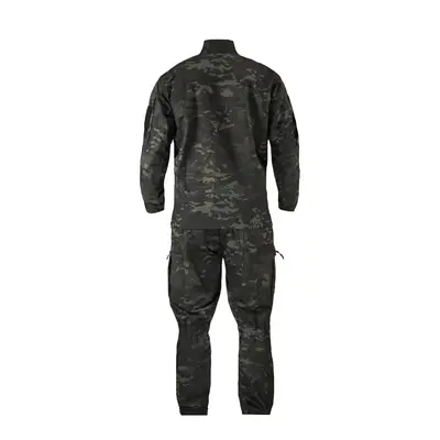 Костюм тактический Twill FS черный мультикам (штаны+китель)-S