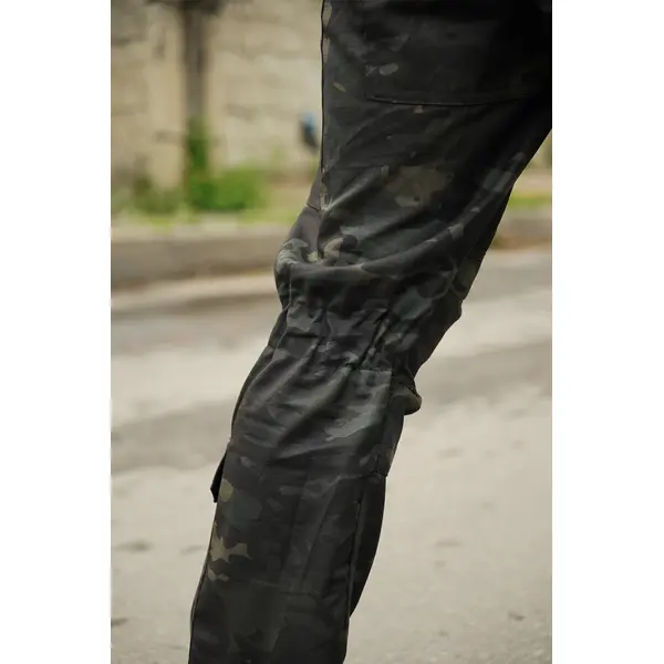 Костюм тактичний Twill FS чорний мультикам ( штани+кітель )-S