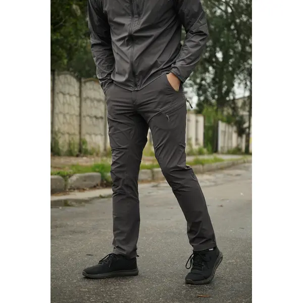 Брюки стрейч BR Flex Shadow серые-XL
