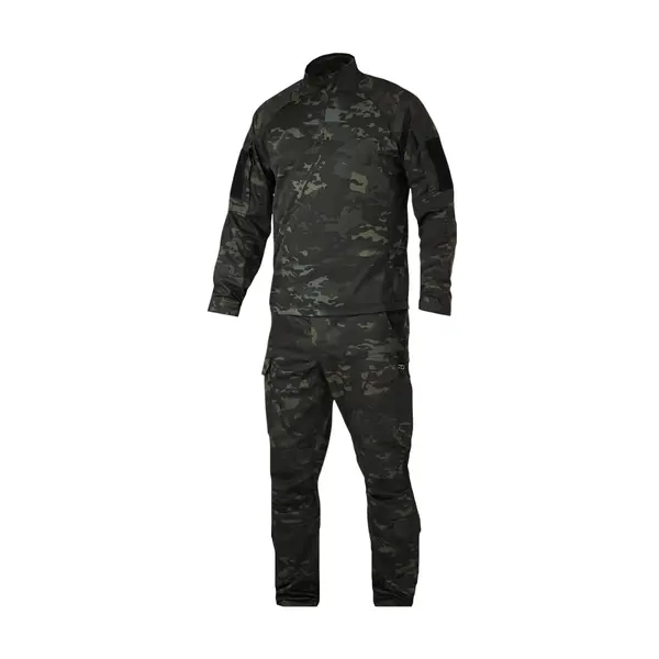 Костюм тактичний Twill FS чорний мультикам ( штани+убакс ) -L