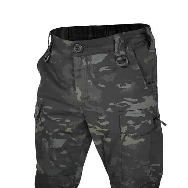 Костюм тактичний Twill FS чорний мультикам ( штани+кітель )-M
