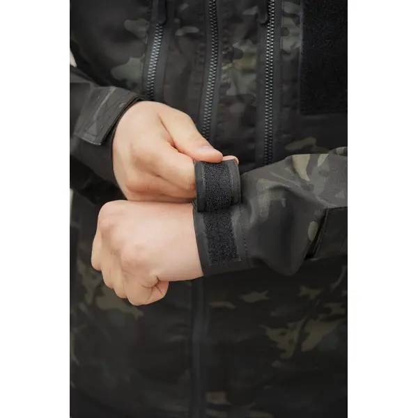 Костюм тактичний Twill FS чорний мультикам ( штани+кітель )-M