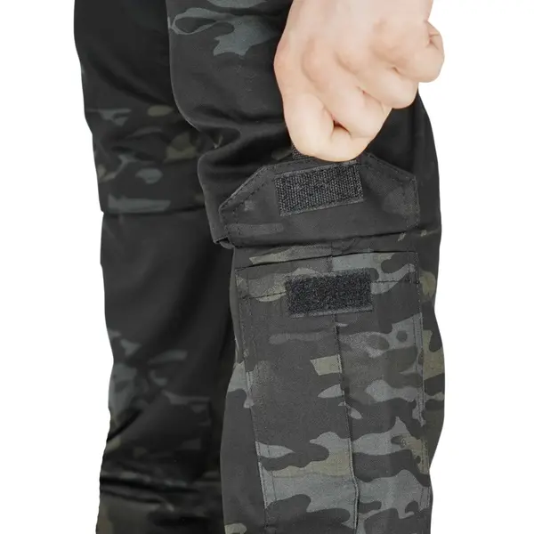 Костюм тактичний Twill FS чорний мультикам ( штани+кітель )-L