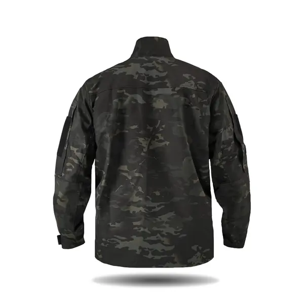 Костюм тактичний Twill FS чорний мультикам ( штани+кітель )-3XL