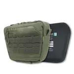 Сумка-напашник XL Kiborg с баллистическим пакетом 2 класс защиты Militex GU Сordura Khaki
