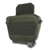 Сумка-напашник XL Kiborg з балістичним пакетом 2 клас захисту Militex GU Сordura Khaki