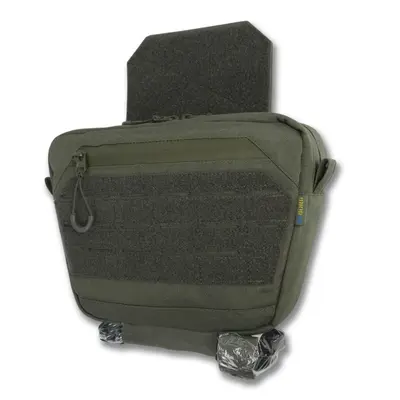 Сумка-напашник XL Kiborg з балістичним пакетом 2 клас захисту Militex GU Сordura Khaki