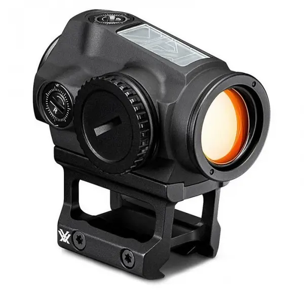 Коллиматорный прицел Vortex Sparc Solar Red Dot на Weaver с точкой 2 МОА и солнечной батареей (SPC-404) (06708)