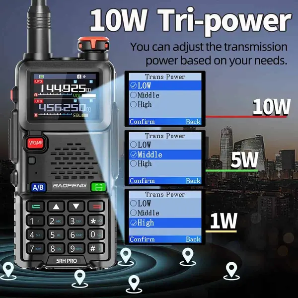 Рация Baofeng UV-5RH 10W Type-C
