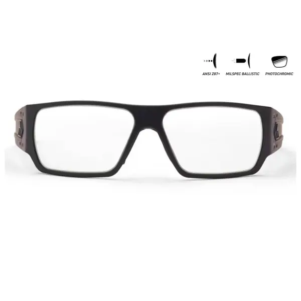 Захисні окуляри Gatorz Specter, Photochromic, ANSI Z87.1 Mil-Spec Ballistic, Black Cerakote - GZ-08-404