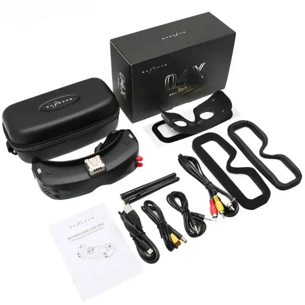 FPV окуляри Skyzone SKY04X Pro Red OLED FullHD Googless