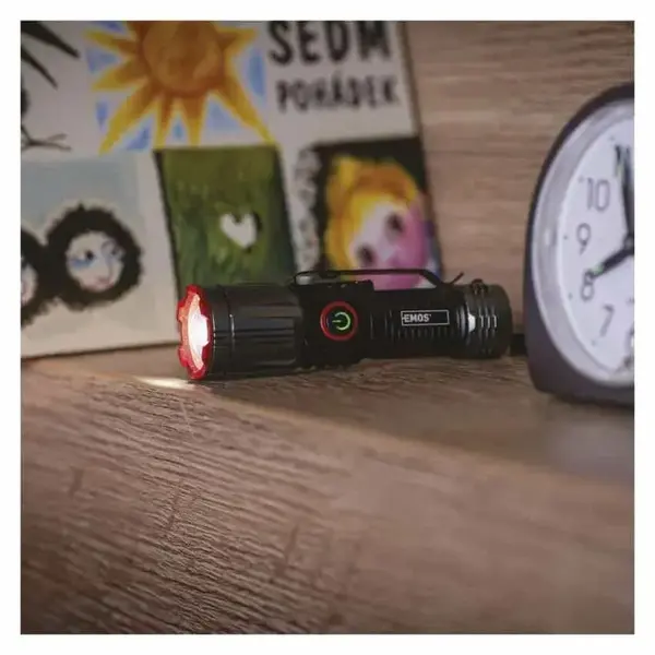Фонарь аккумуляторный Emos P3122 3000 Lm Li-Ion 5000 mAh металл фокус