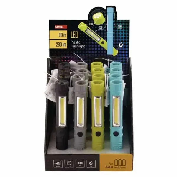 Лiхтар ручний Emos P3897 230 Lm 3×AAA пластик