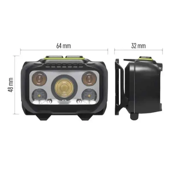Фонарь налобный аккумуляторный Emos P3546 550 Lm 110 m Li-Pol 1000 mAh / 3×AAA