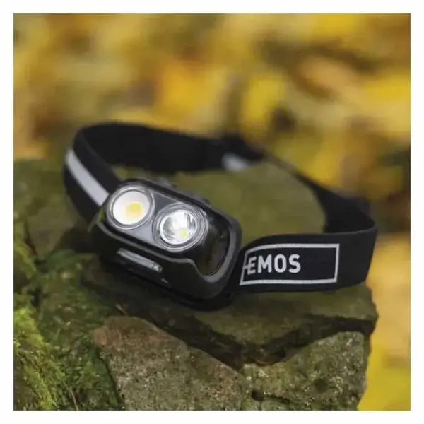 Фонарь налобный аккумуляторный Emos P3542 COB LED 500 Lm Li-pol 1200 mAh
