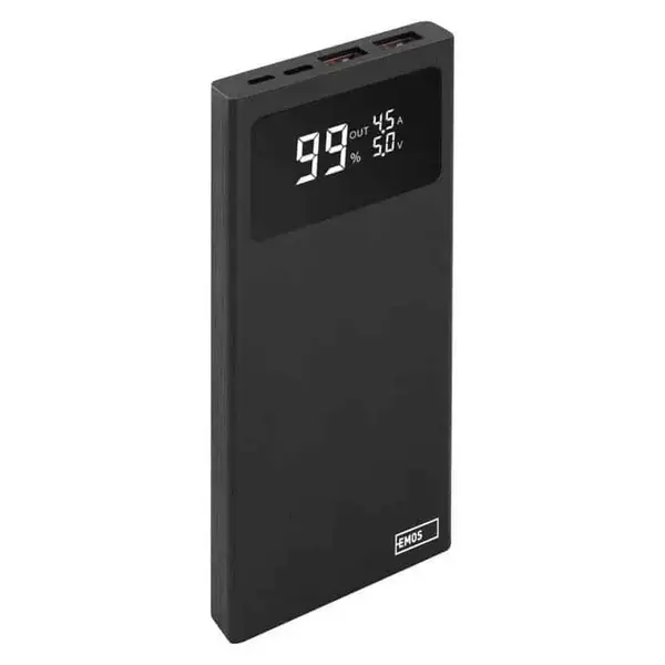Повербанк EMOS B0531B 22,5W / 10000mAh, чорний, PD20W