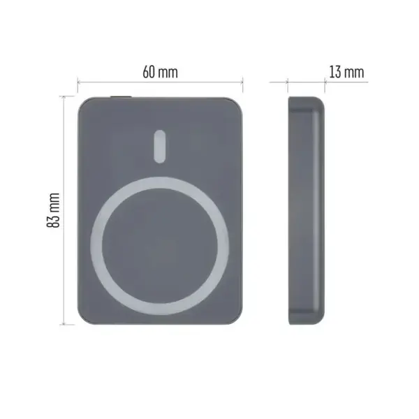 Повербанк EMOS B0555GY MagSafe 5 000 мАч 20 Вт