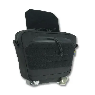 Сумка-напашник XL Kiborg с баллистическим пакетом 2 класс защиты Militex GU Сordura Black