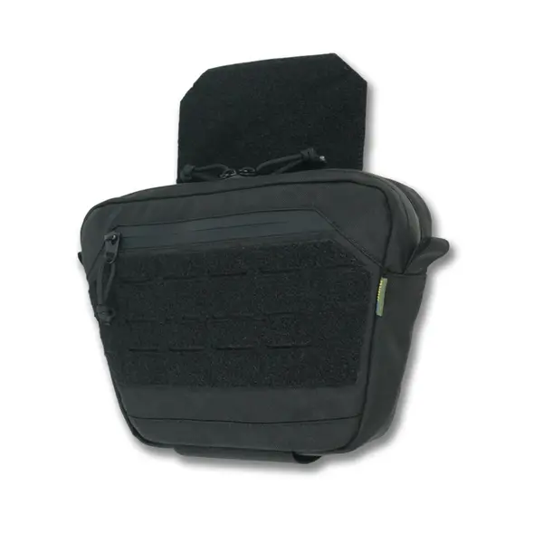 Сумка-напашник XL Kiborg з балістичним пакетом 2 клас захисту Militex GU Сordura Black