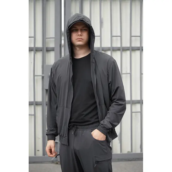 Костюм Line FS бомбер+джогери сірий-S