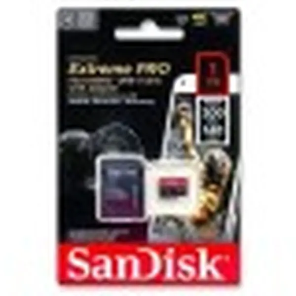Карта пам'яті SanDisk 1 TB microSDXC UHS-I U3 Extreme Pro + SD Adapter 