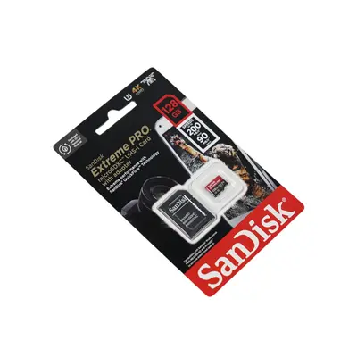 SanDisk Extreme PRO 128 ГБ microSDXC UHS-I U3 A2 V30 + SD-адаптер