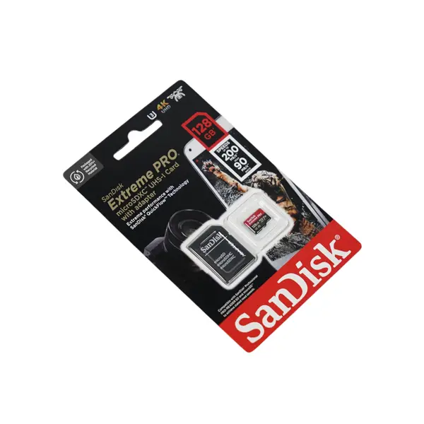 SanDisk Extreme PRO 128 ГБ microSDXC UHS-I U3 A2 V30 + SD-адаптер