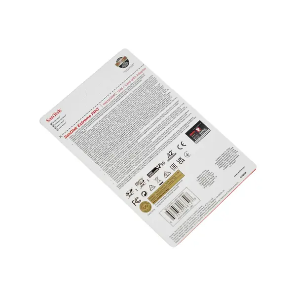 SanDisk Extreme PRO 128 ГБ microSDXC UHS-I U3 A2 V30 + SD-адаптер