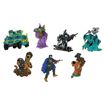 Стікерпак "SCOOBY-DOO" 7 шт