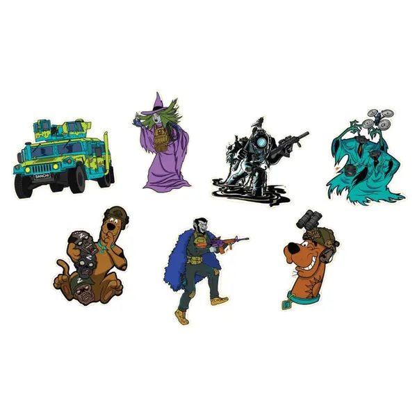 Стікерпак "SCOOBY-DOO" 7 шт
