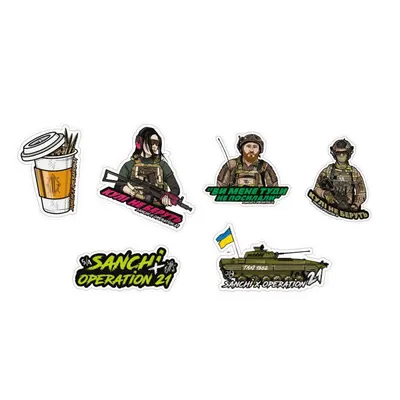 Стікерпак "21 GROUP" 6 шт