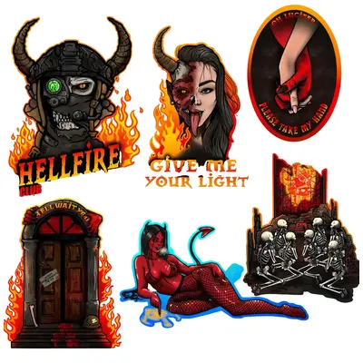 Стікерпак "HELLFIRE" 6 шт
